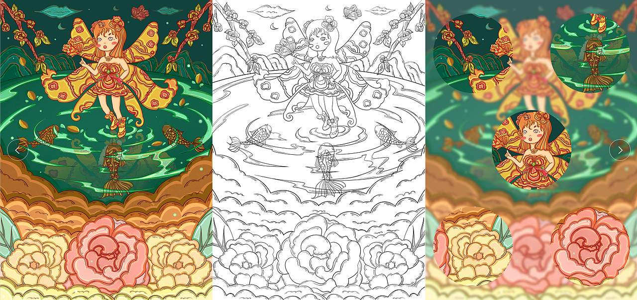 二十四节气插《春分》《惊蛰》（图ZMjQ0MzM3NTI4） - 商业插画 - 站酷设计师大白不怕黑原创素材 - 站酷ZCOOL