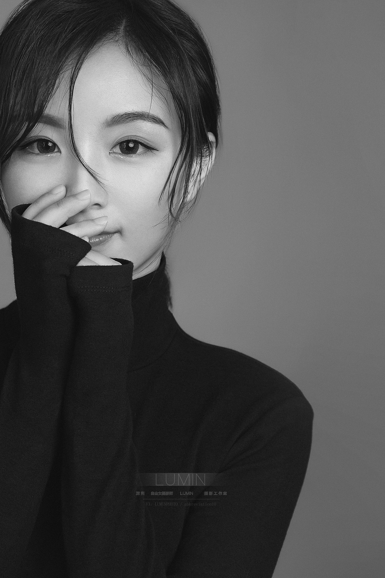 深圳写真 黑白写真照片 头纱照 简约   91
