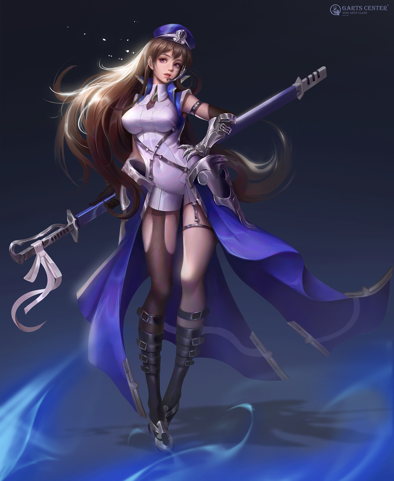 【匠人绘】基础班学员立绘作业/佐伊/王昭君|插画|游戏原画|匠人绘cg