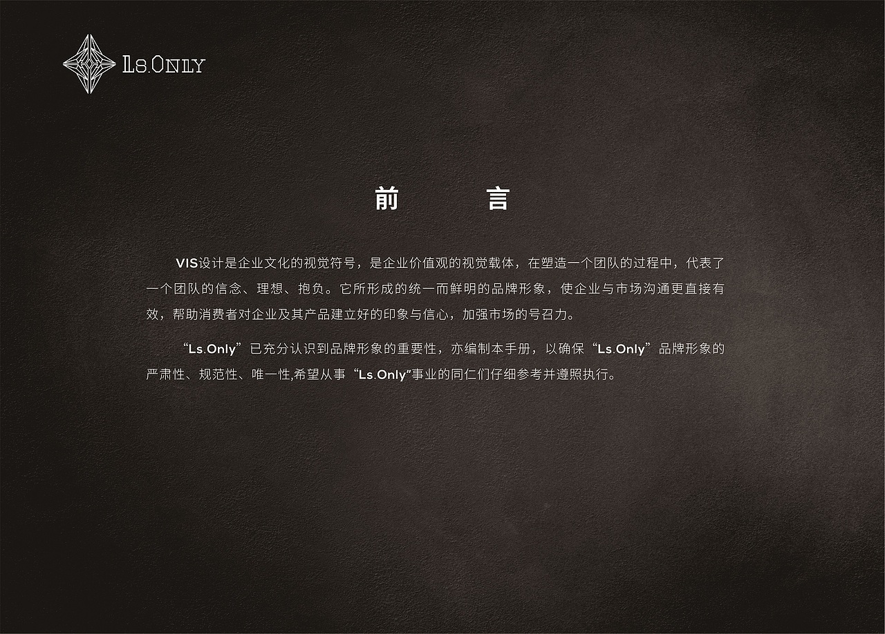 LS.ONLY 酒吧VI手册 LOGO 设计