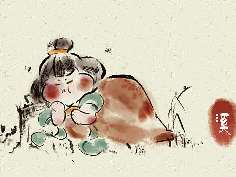 IP形象设计——溪