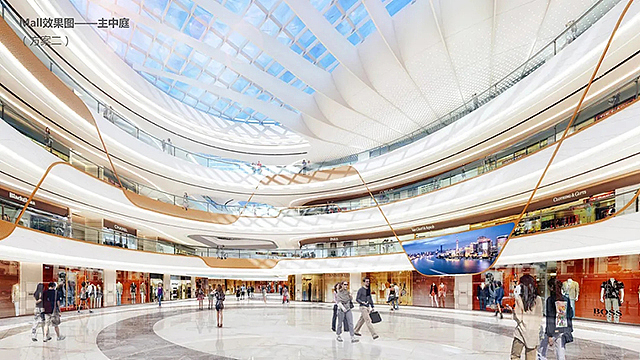 城东宝龙广场城市综合体设计:沉浸清新里、回归自然!