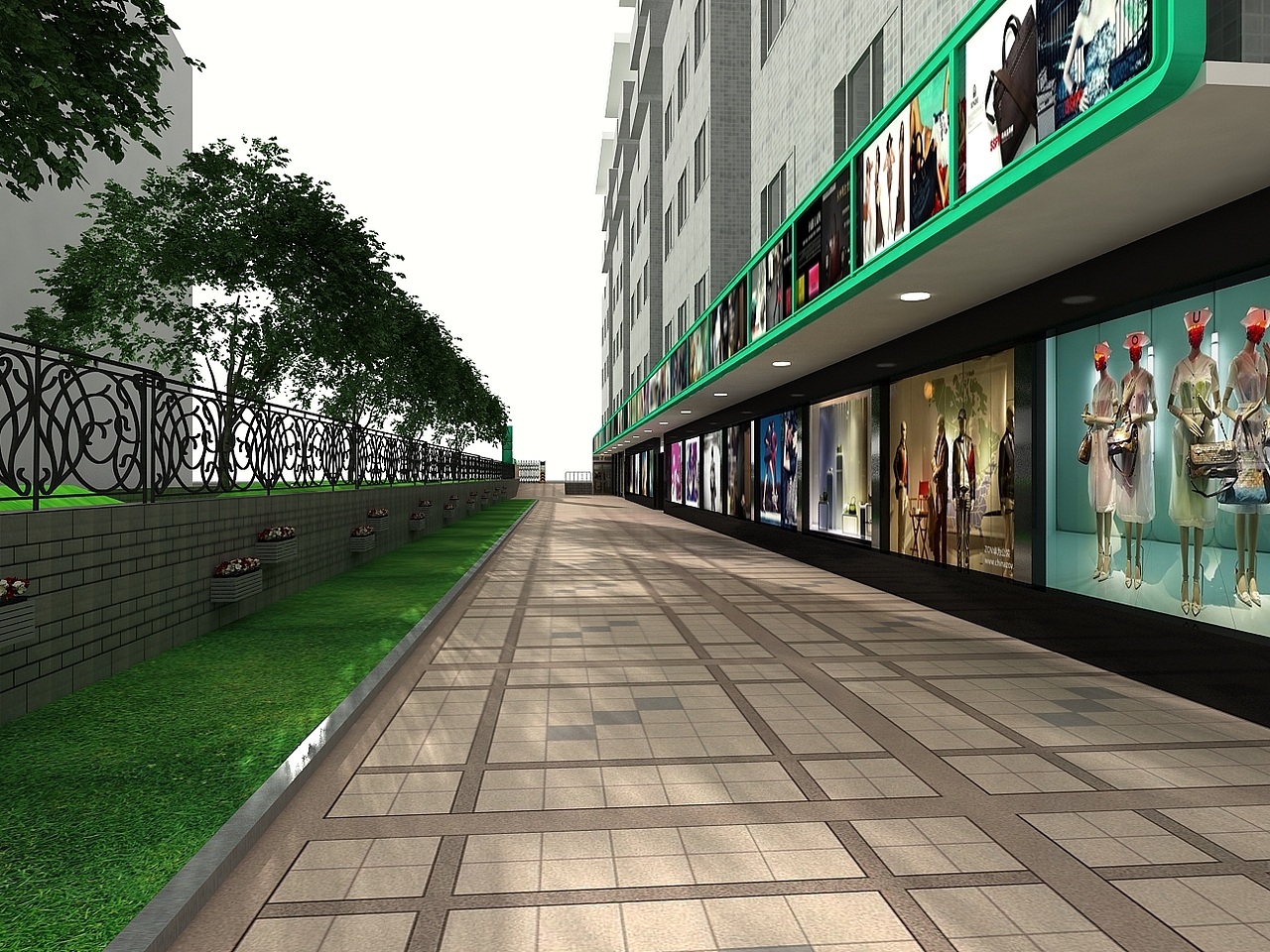 建筑外观设计（皮具城外墙翻新）（图ZNjU5NzM4MzY=） - 建筑设计 - 站酷设计师小英九原创素材 - 站酷ZCOOL