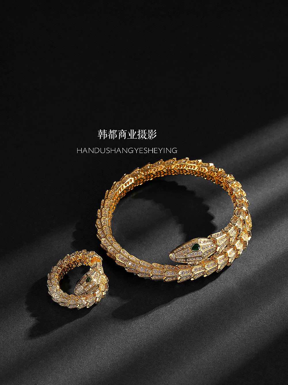 义乌淘宝摄影饰品拍摄耳钉项链戒指小清新场景图