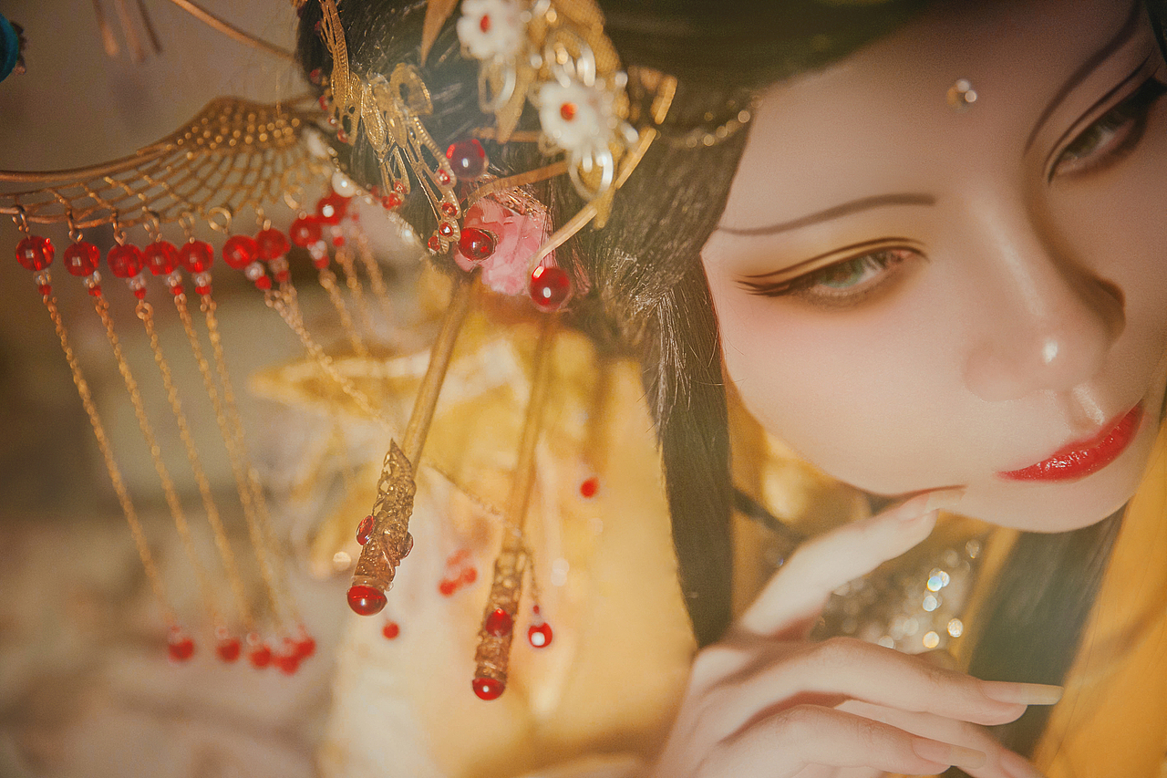 金光布袋戏——聆秋露 动漫cos 人像精修