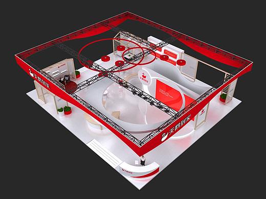 效果图——天鹅到家展厅思路二（个人主页-ZNTc2MzU2NjQ=） - 其他三维 - 站酷设计师米饭策划工作室原创素材 - 站酷ZCOOL