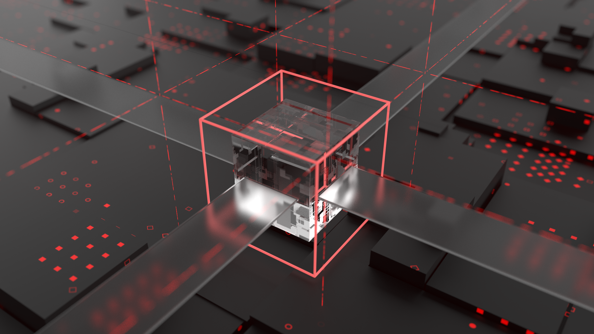 c4d 科技感作品练习