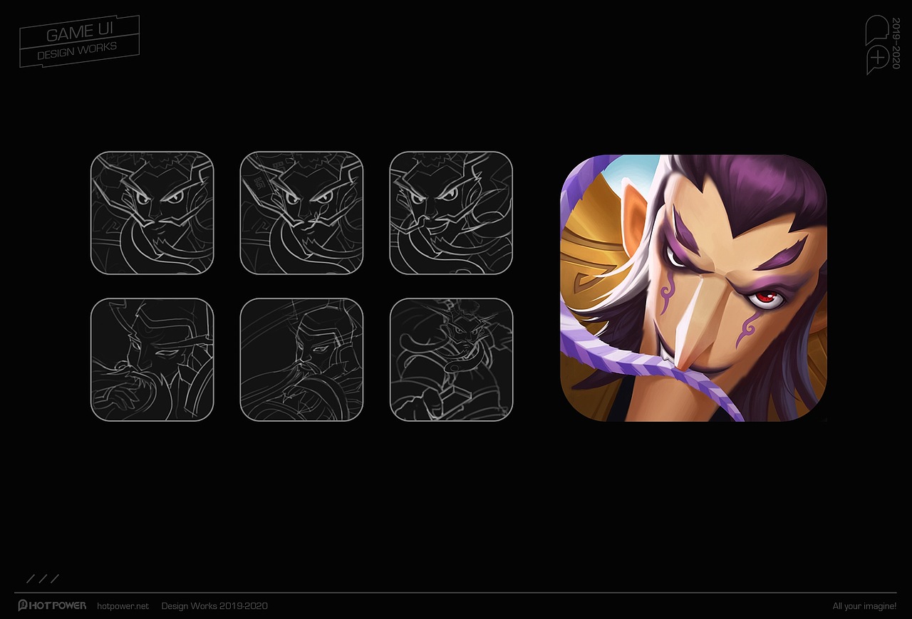 ［HotPower]2019-2020游戏UI设计年鉴（图ZMjExNDQxNDQ0） - 游戏UI - 站酷设计师hotpower原创素材 - 站酷ZCOOL