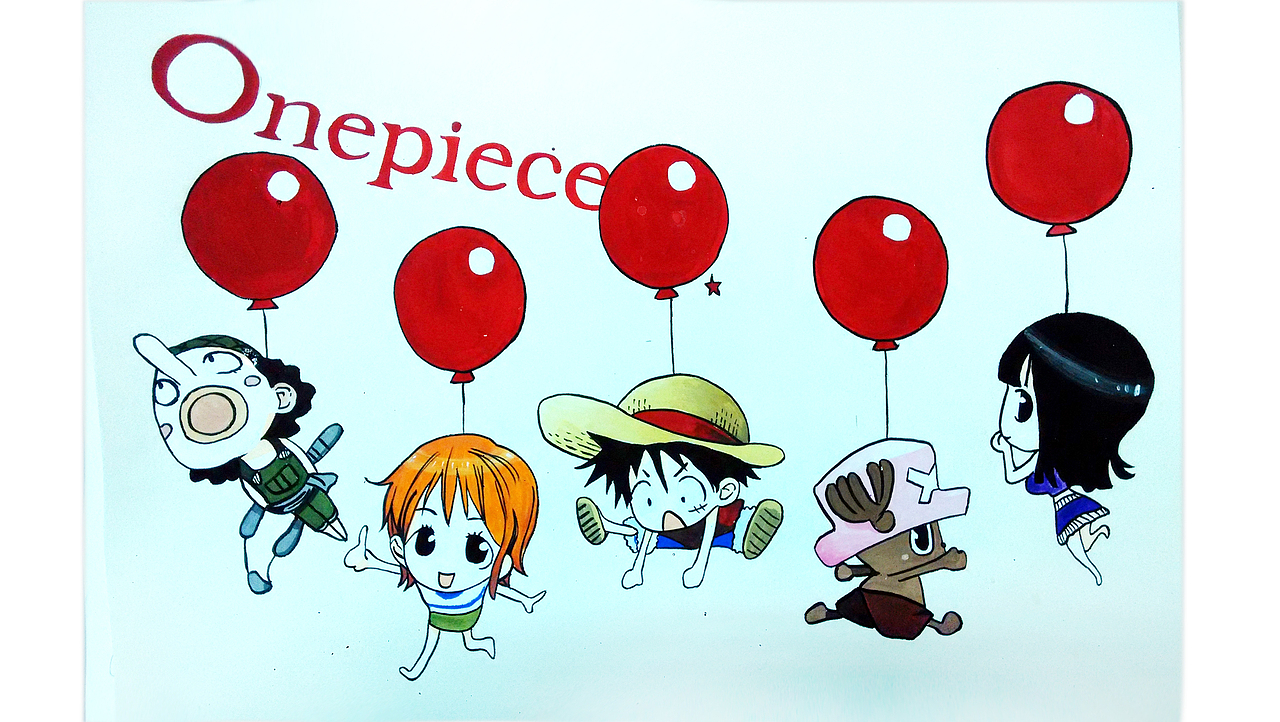 海绵宝宝 海贼王 卡通小插画