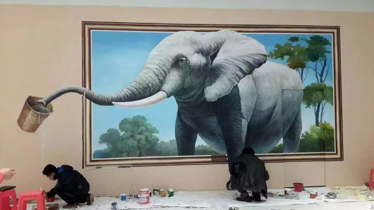 富力海珠城二期3d壁画