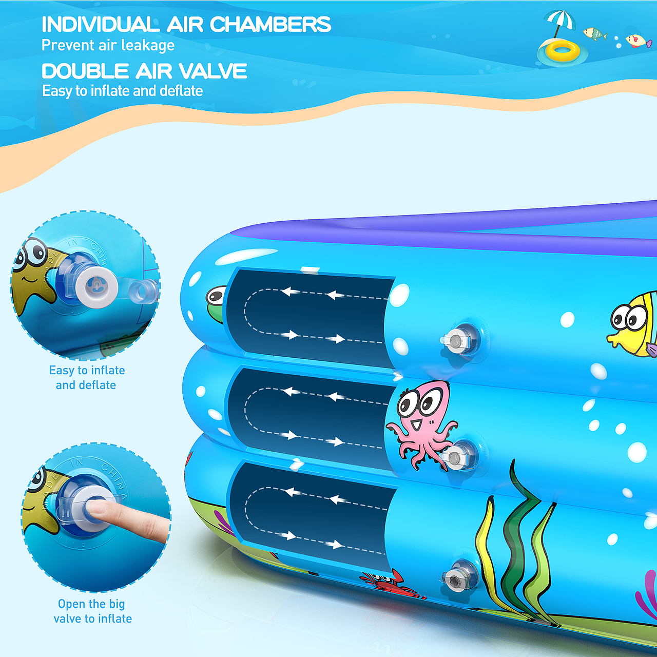 泳池主图和A+网页设计