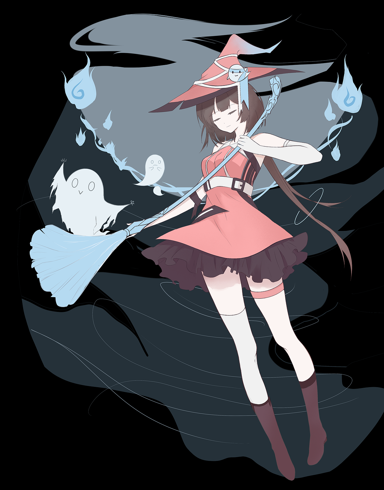 夜溪灵二次元风格设定