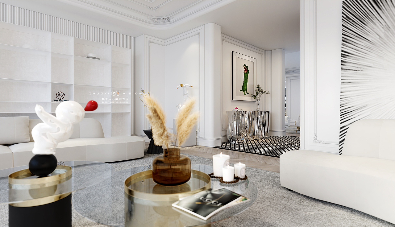 设计：张志国设计工作室/北京一元工作室（图ZMjIzNzM3NDE2） - 家装设计 - 站酷设计师硺艺数字表现原创素材 - 站酷ZCOOL
