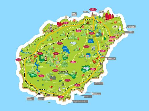 海南旅游地图