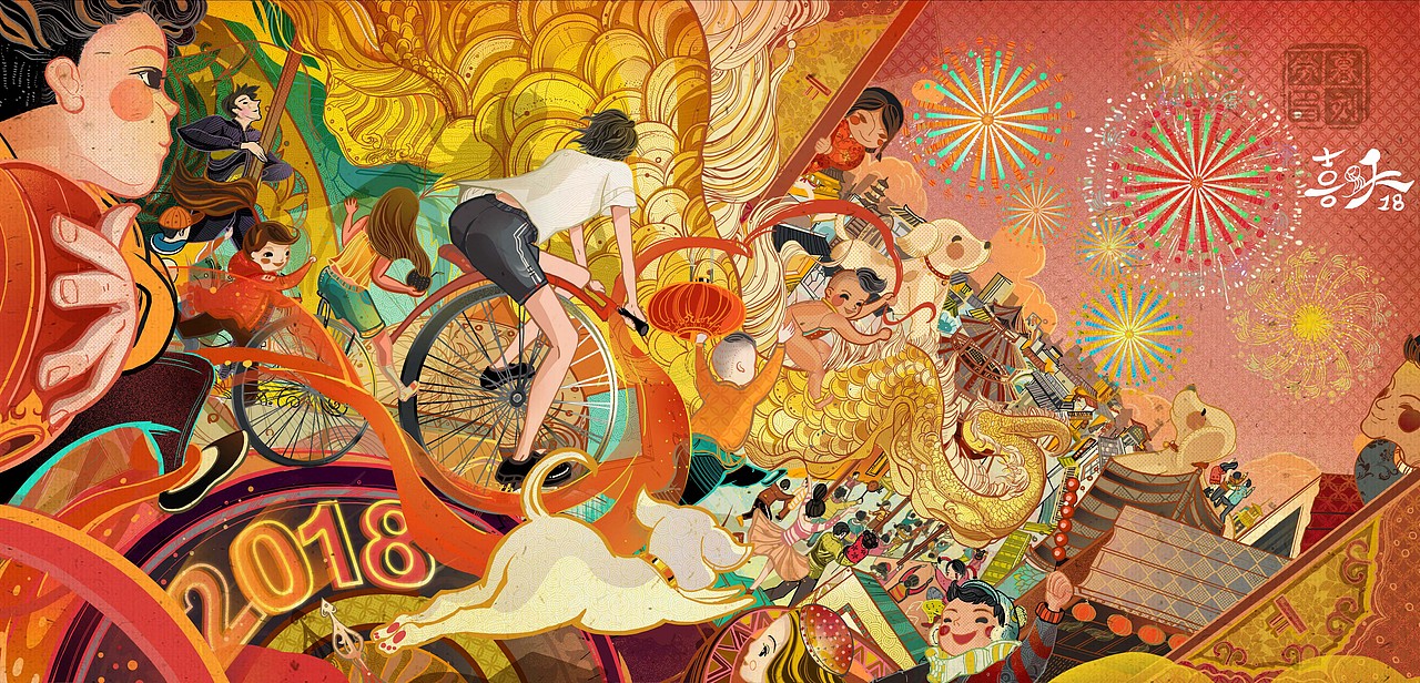 2019年度总结｜乘川｜国风文化系列作品（图ZMTkyMDYwMzY0） - 商业插画 - 站酷设计师乘川原创素材 - 站酷ZCOOL