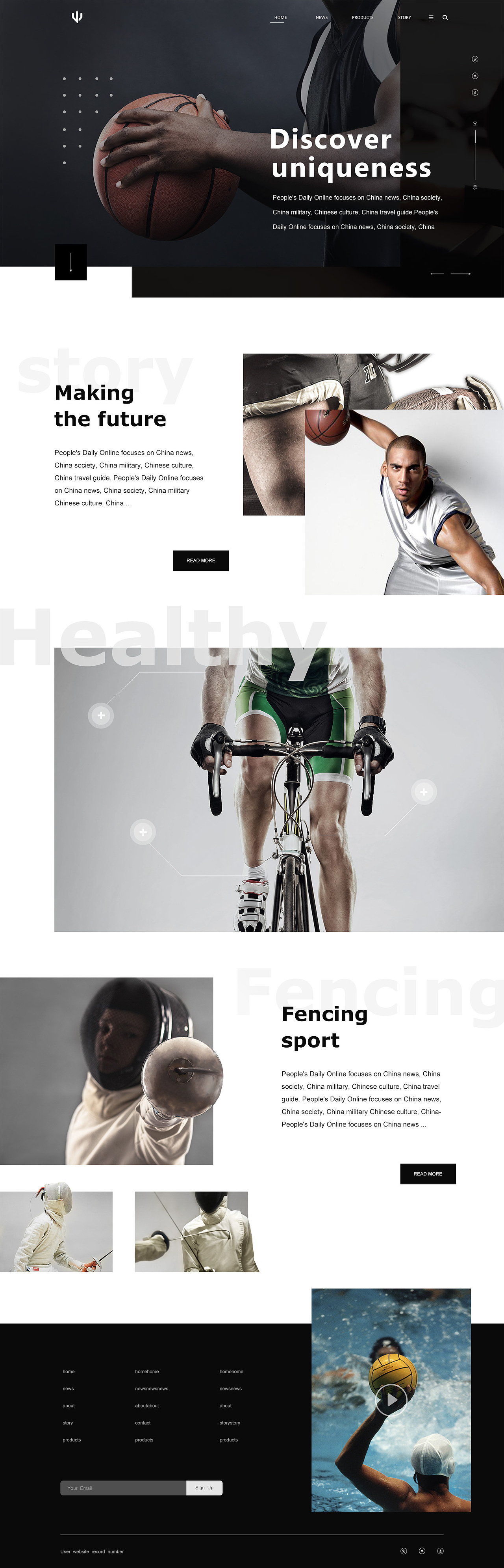 错位网页设计（图ZOTY5Njk5MjQ=） - 企业官网 - 站酷设计师不完美人生原创素材 - 站酷ZCOOL