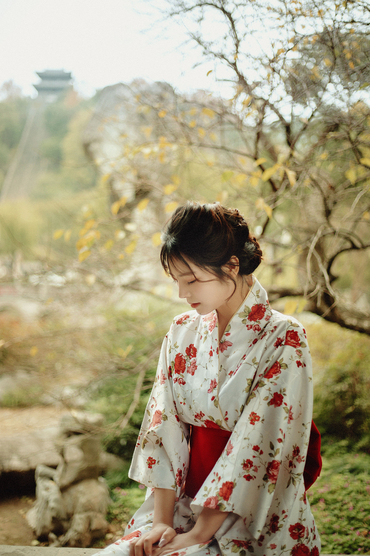 侧脸杀丨和服写真（图ZMjM3MjA5MjAw） - 人像摄影 - 站酷设计师叶小魚原创素材 - 站酷ZCOOL