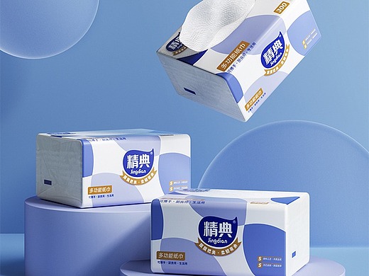 【详情设计|精典多用抽纸】