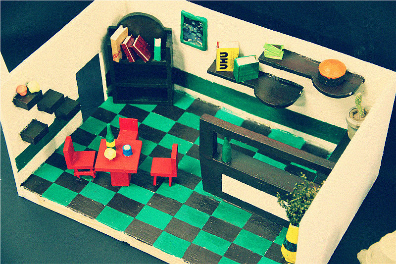 模型课弄得小场景。