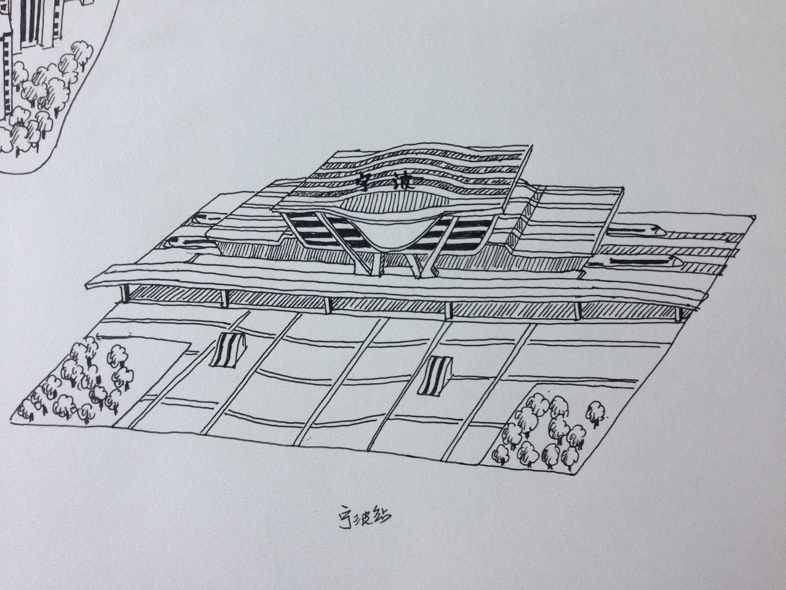 "新外滩一号"手绘地图