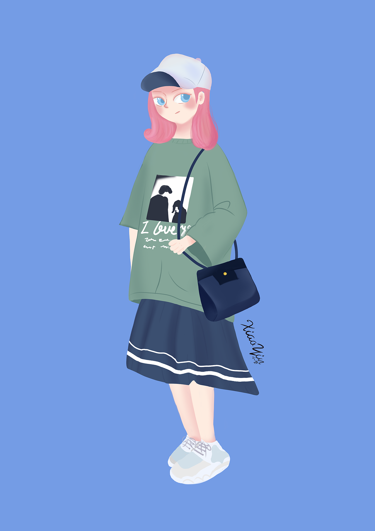 小女孩（圖ZMTcwODI3OTQ4） - 創(chuàng)作習(xí)作 - 站酷設(shè)計(jì)師韓小瑩原創(chuàng)素材 - 站酷ZCOOL