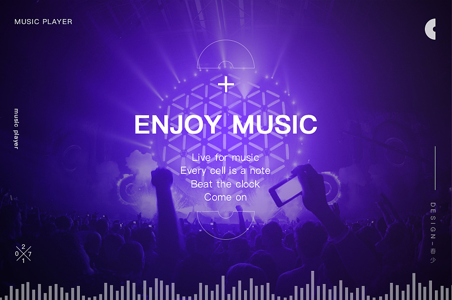 music player（图ZNzg5OTI4Mjg=） - APP界面 - 站酷设计师Design_小智原创素材 - 站酷ZCOOL