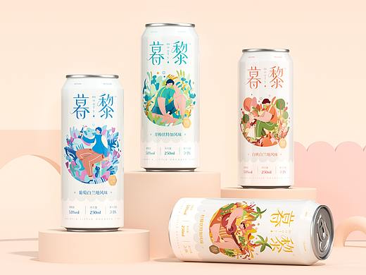 暮黎低度酒包装设计