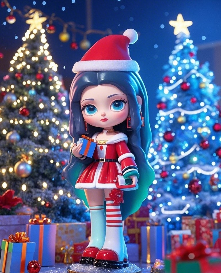 圣诞奇遇记：节日主题贴纸（图ZMzgyMzQ0NTM2） - AI作品 - 站酷设计师雪里莓工作室原创素材 - 站酷ZCOOL