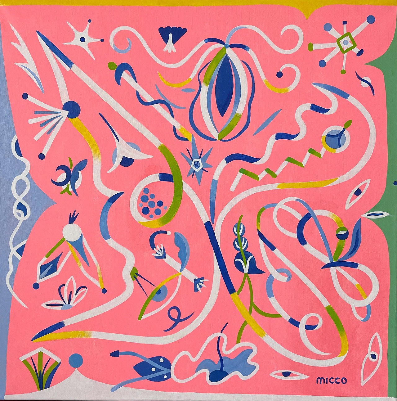 布面丙烯画丨星云在我心中碰撞（图ZMjY4MTMzMTQ4） - 绘画 - 站酷设计师曲小哼Micco原创素材 - 站酷ZCOOL