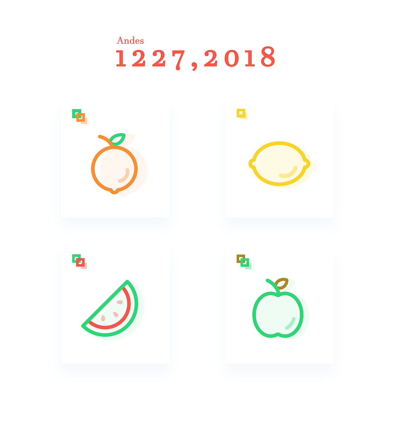 2018-2019年图标作品合集