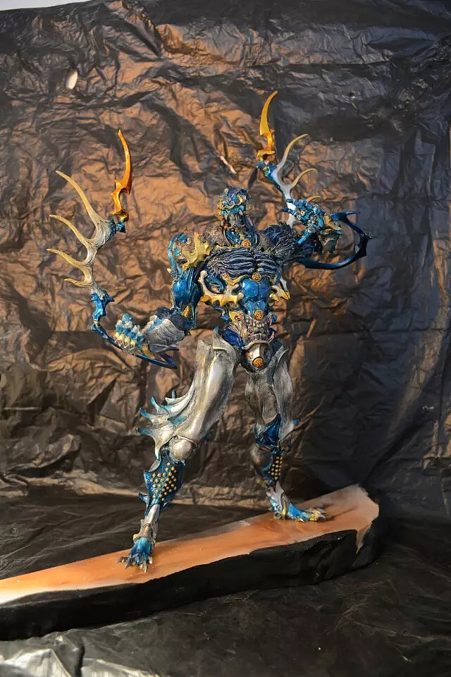 好久前涂的一款,青鬼|手工艺|手办/模玩|梵莫_原创作品-站酷zcool