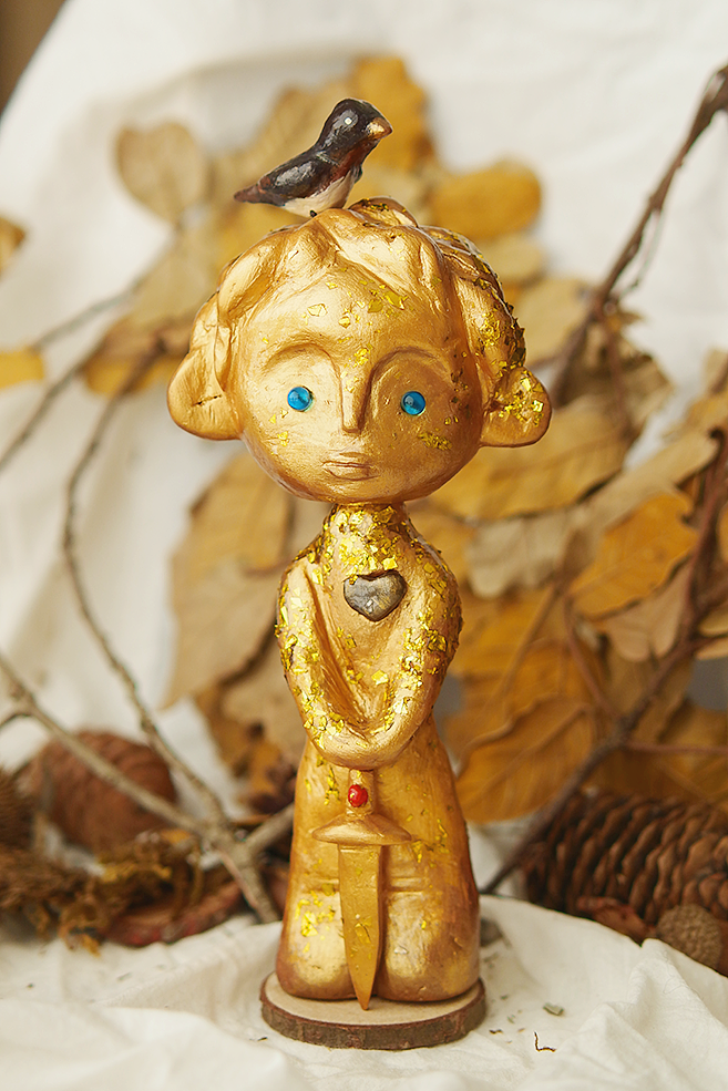 快乐王子——石粉粘土/混合材料