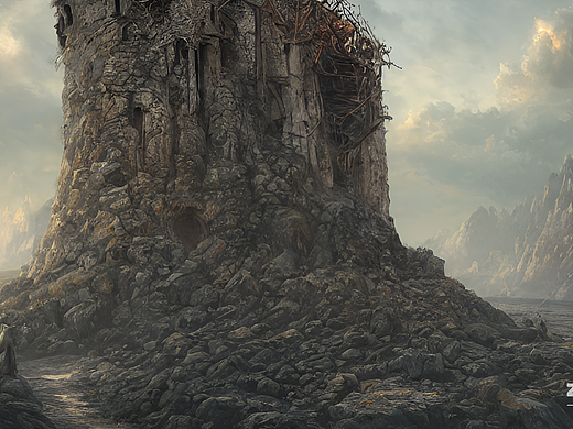 #AI创作实验室#这不是残垣断壁吗