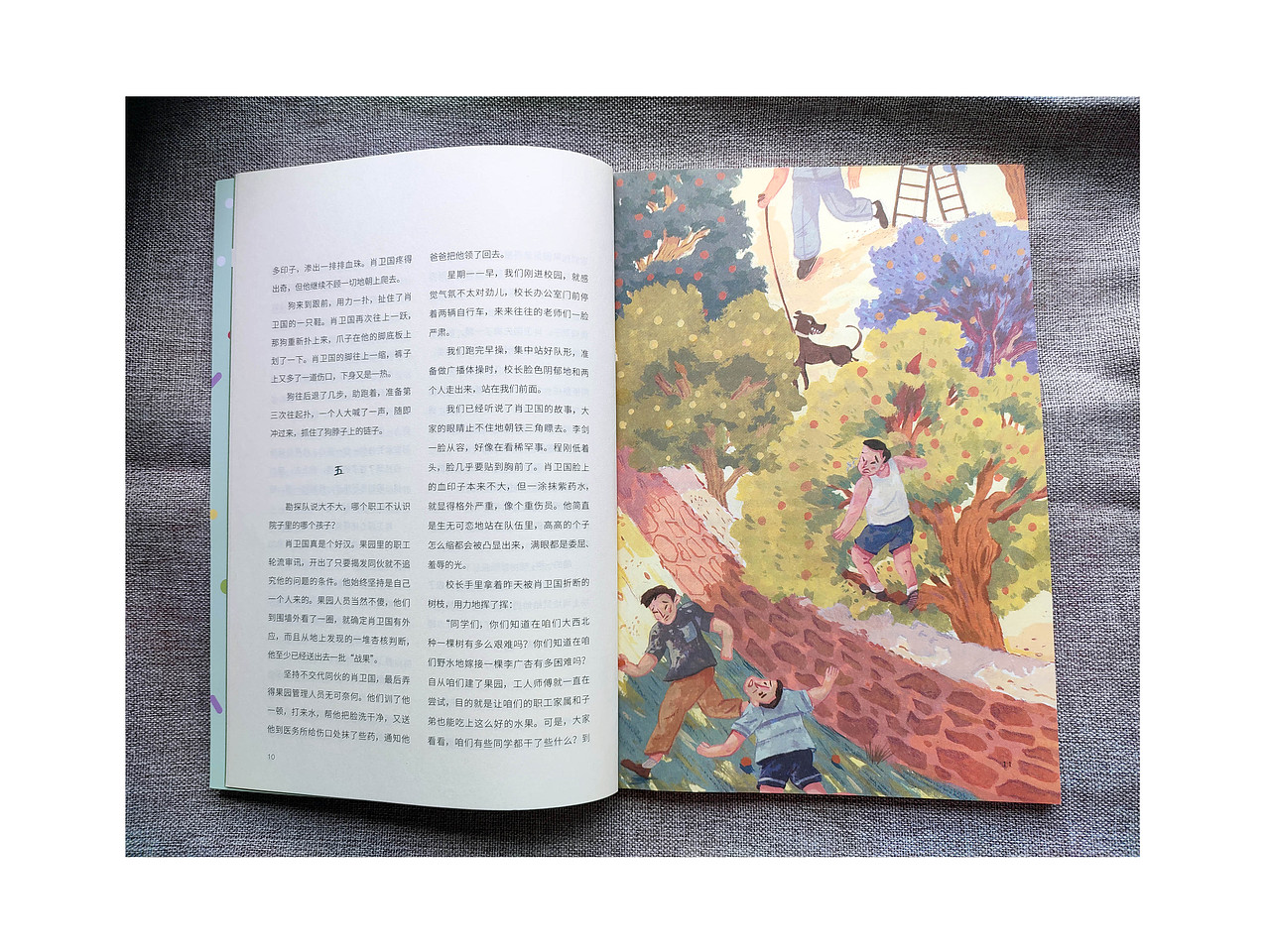 中国校园文学插画
