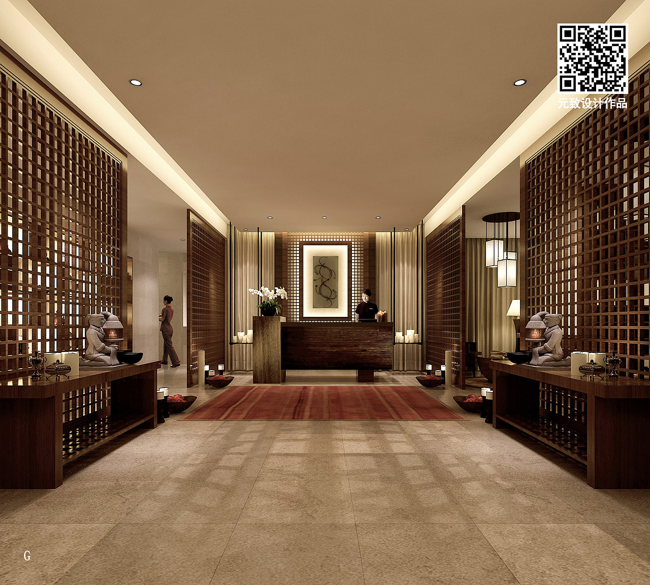 高端水疗会所装修设计美容院装修设计（图ZOTUyOTM4NDA=） - 家装设计 - 站酷设计师元致设计原创素材 - 站酷ZCOOL