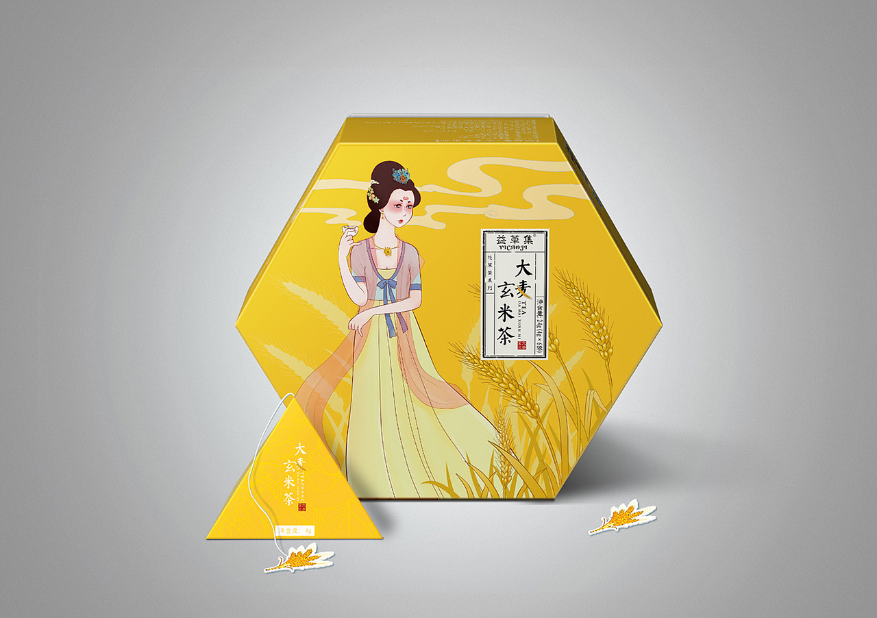 花草茶系列包装（图ZMzIwODA0OTY=） - 包装 - 站酷设计师san_水原创素材 - 站酷ZCOOL