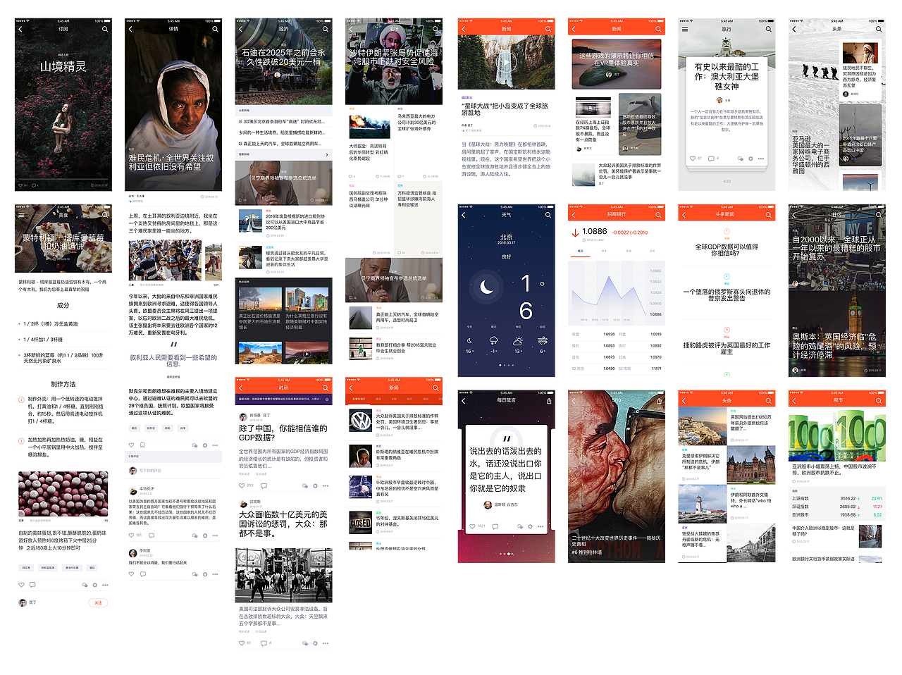 新聞話題appUI設(shè)計（圖ZNTQ5NzkzODQ=） - APP界面 - 站酷設(shè)計師imwang214原創(chuàng)素材 - 站酷ZCOOL