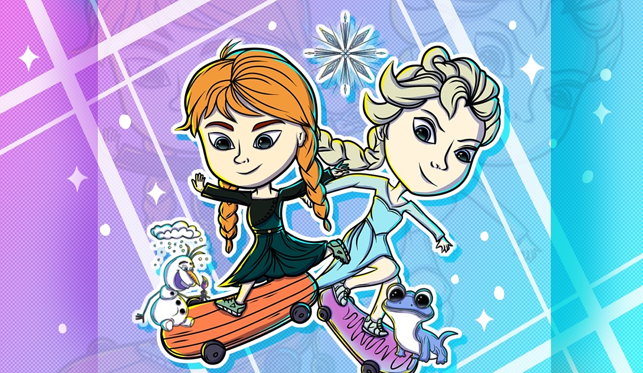 冰雪奇缘～新锐潮流插画（图ZMzEyNjQ0NjA4） - 新锐潮流插画 - 站酷设计师ForeverMemory原创素材 - 站酷ZCOOL