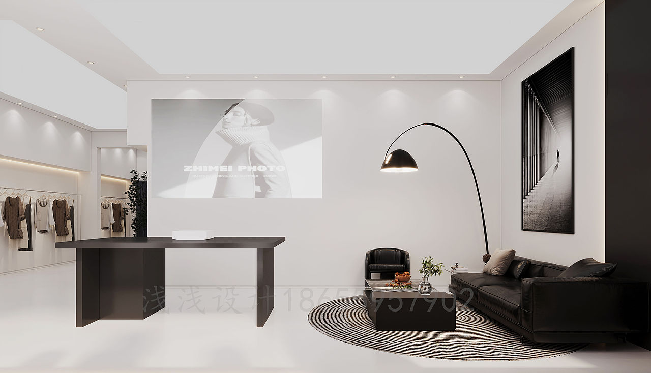 高端女装精品店设计,以现代主义美学为设计标准