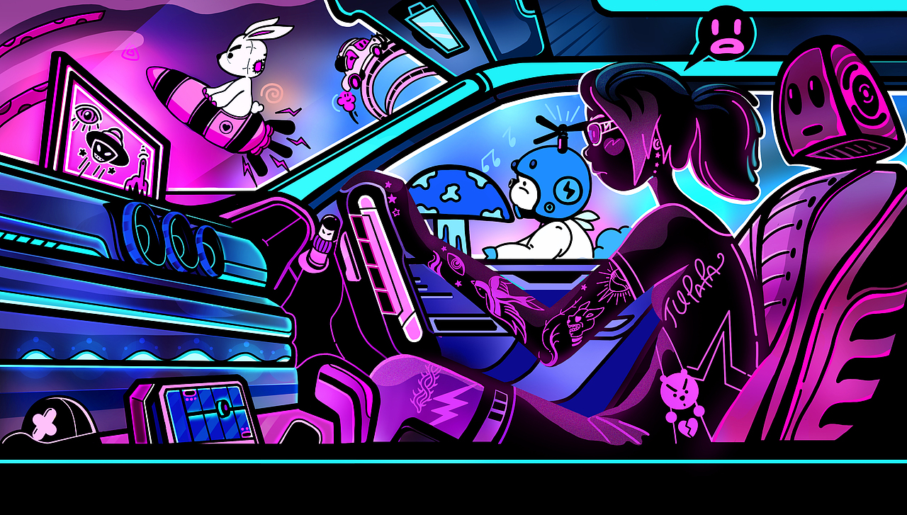 迷路女司机的视界👀（图ZMjU2NzI5NDk2） - 创作习作 - 站酷设计师图趴趴原创素材 - 站酷ZCOOL