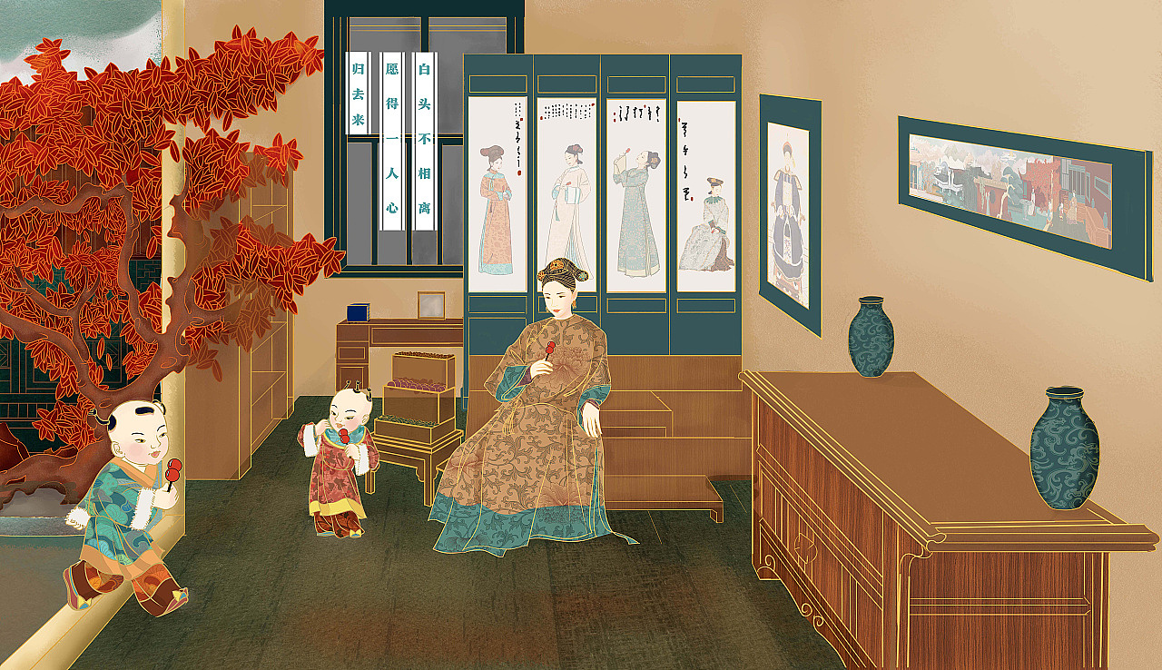 串格格小串糖葫芦 | 品牌视觉形象设计(图ZMjcxNTQwMjQw) - 商业插画 - 站酷设计师ZR子然设计原创素材 - 站酷ZCOOL