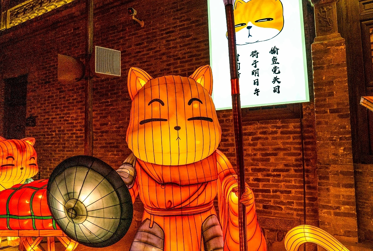 建业华谊小镇(猫包围主题灯会)