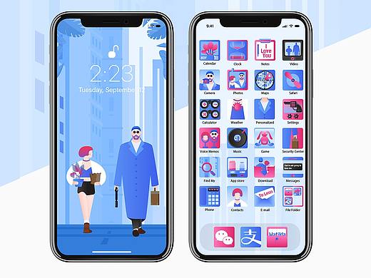 主题UI 这个杀手不太冷（个人主页-ZNDMxMjg0NzI=） - 图标 - 站酷设计师Goodlucknini原创素材 - 站酷ZCOOL