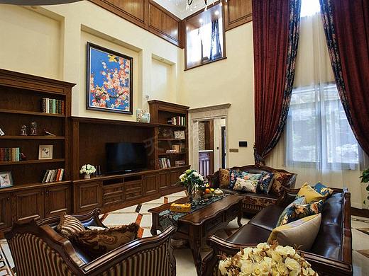 重庆雍华府别墅装修,南坪天古装饰公司设计师贺渝方案