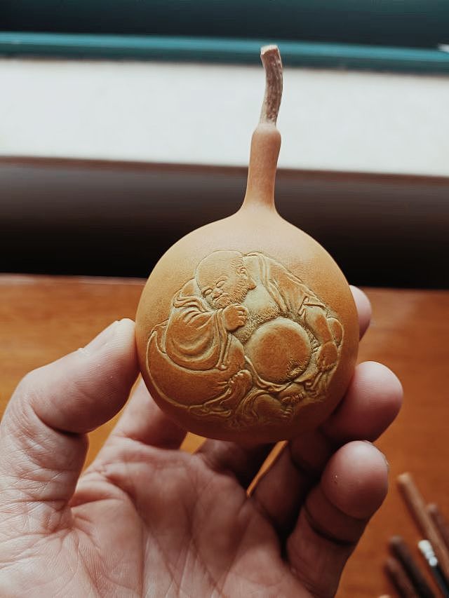 葫芦 手作 布袋佛（图ZMzM0MjA4NjA4） - 工艺品设计 - 站酷设计师方寸造物原创素材 - 站酷ZCOOL