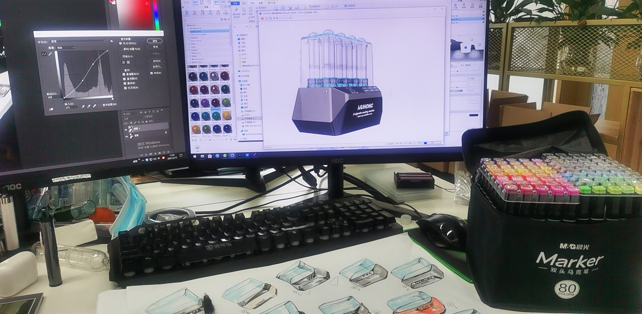 工业设计师的日常生活一角