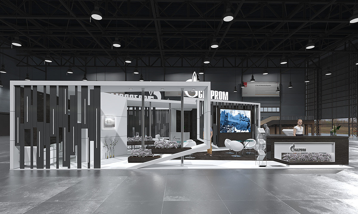 美博会汽车展食品展机械展建博展会展台展位效果图设计