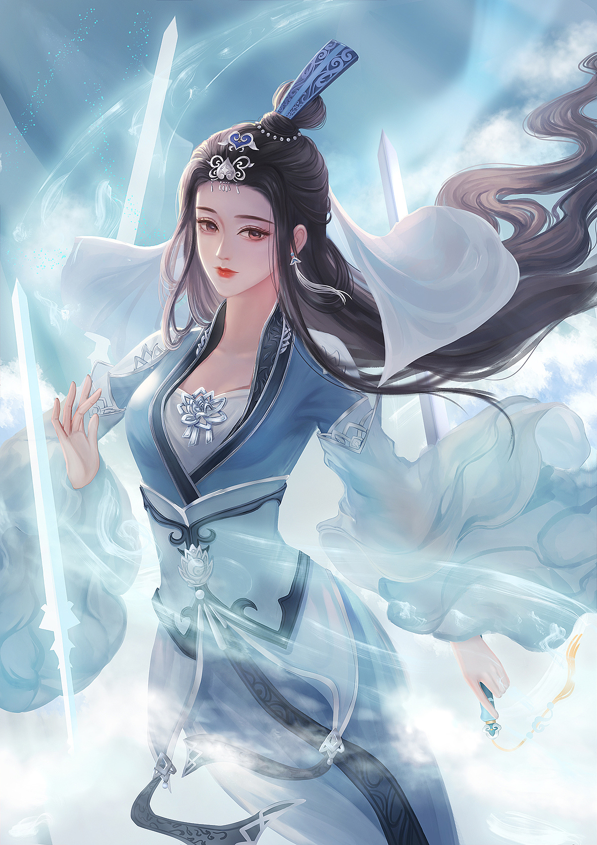 剑三同人|插画|创作习作|白菜头草帽 - 原创作品 - 站酷 (zcool)