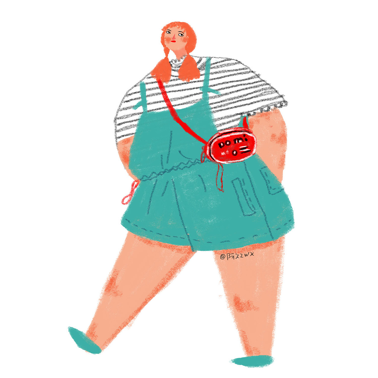 [cp]将生活的一壶琐碎，酿成满心欢喜 '一组插画女孩（图ZMTYwMDgyNzg4） - 新锐潮流插画 - 站酷设计师半入耳原创素材 - 站酷ZCOOL