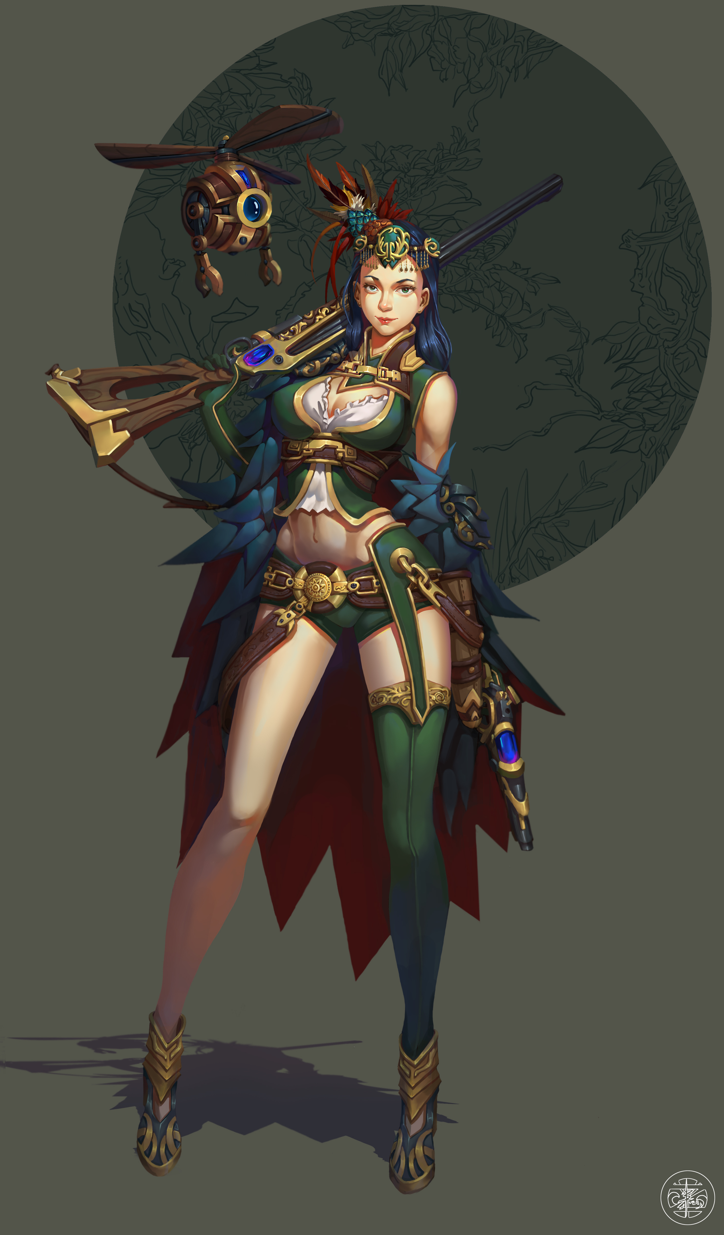 丛林猎手|插画|游戏原画|zy耘 - 原创作品 - 站酷 (zcool)